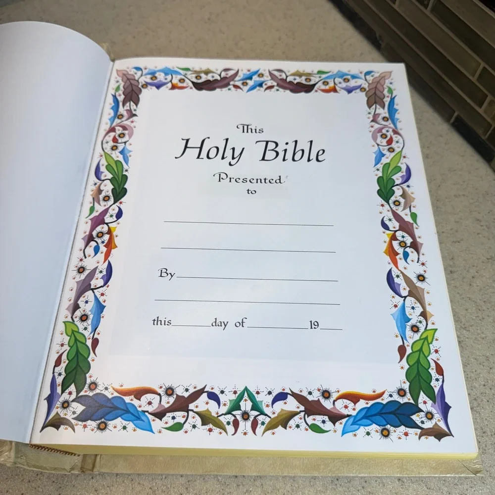 New Heirloom Holy Bible Master Reference Edition KJV Red Letter 1988 Large Print